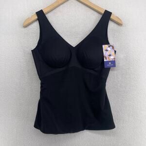 HONEYLOVE Tank Top M LiftWear Wireless Shapewear Seamless Cami Black NEW